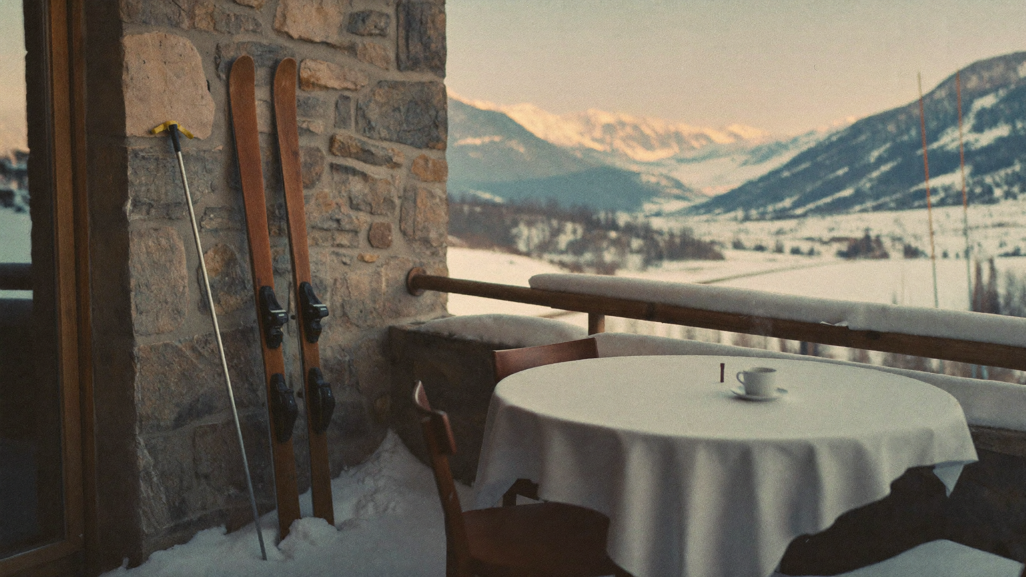 Snow-covered chalet stay in Andorra
